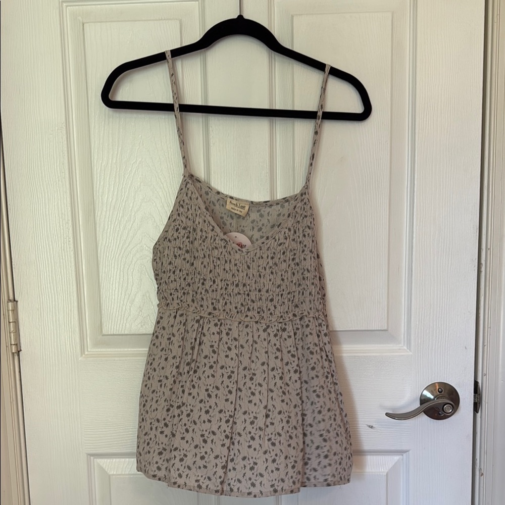 Floral Print Spaghetti Strap Top